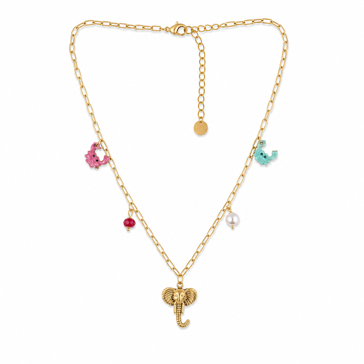 Elephant Charm Necklace