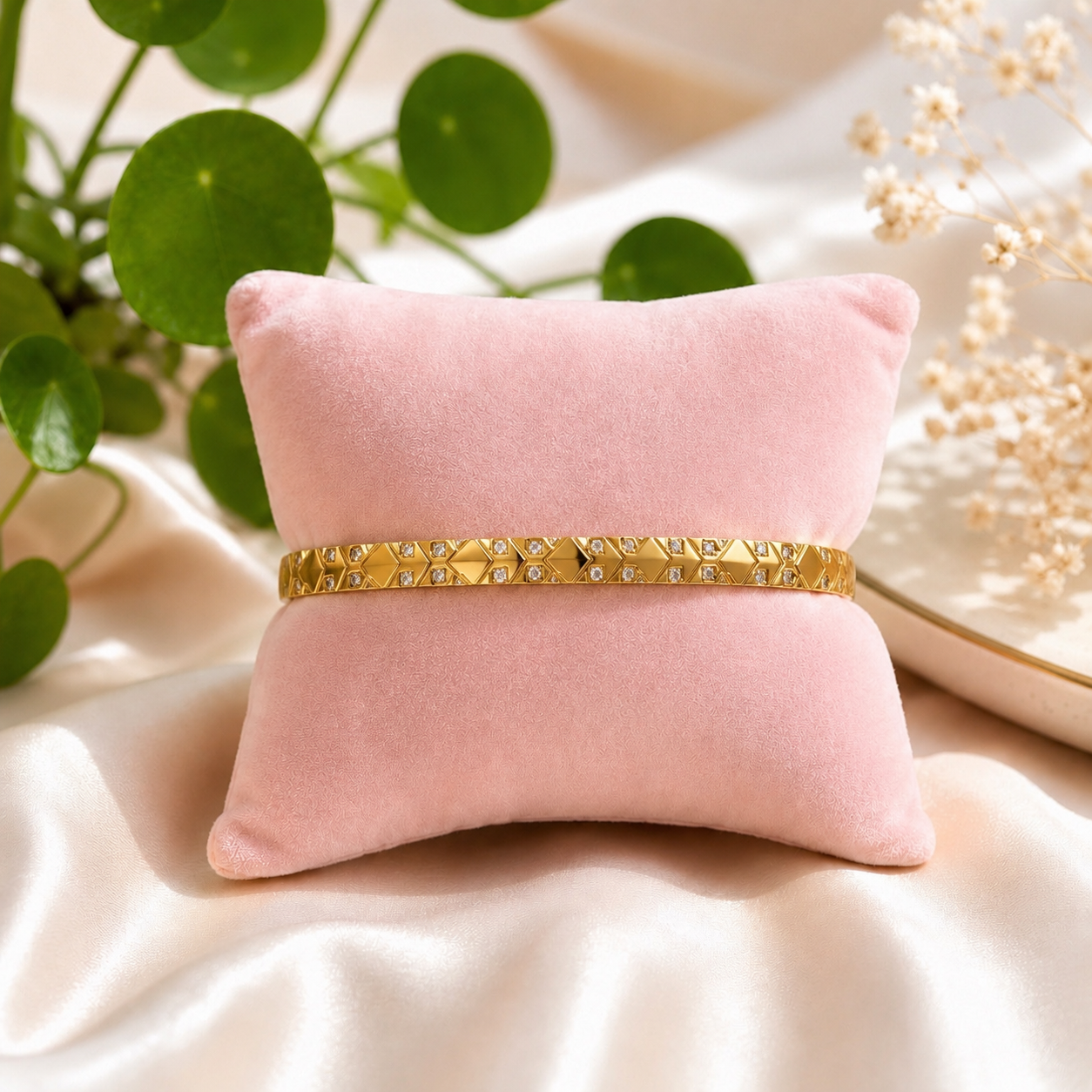 Waterproof Diamond Bangle